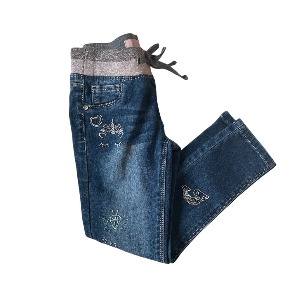 Squeeze | Girls Pull On Printed Jeans